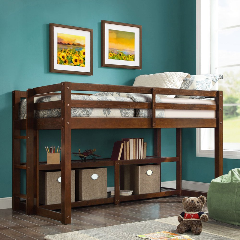 Wood Open Storage Shelves