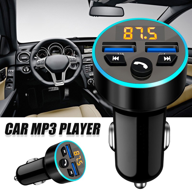 Wireless Bluetooth 5.0 Car Radio Audio Adapter Fm Transmitte