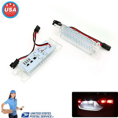  For Alfa Romeo 156 159 Mito GT Opel Astra Corasa LED License Plate Lights 2pcs