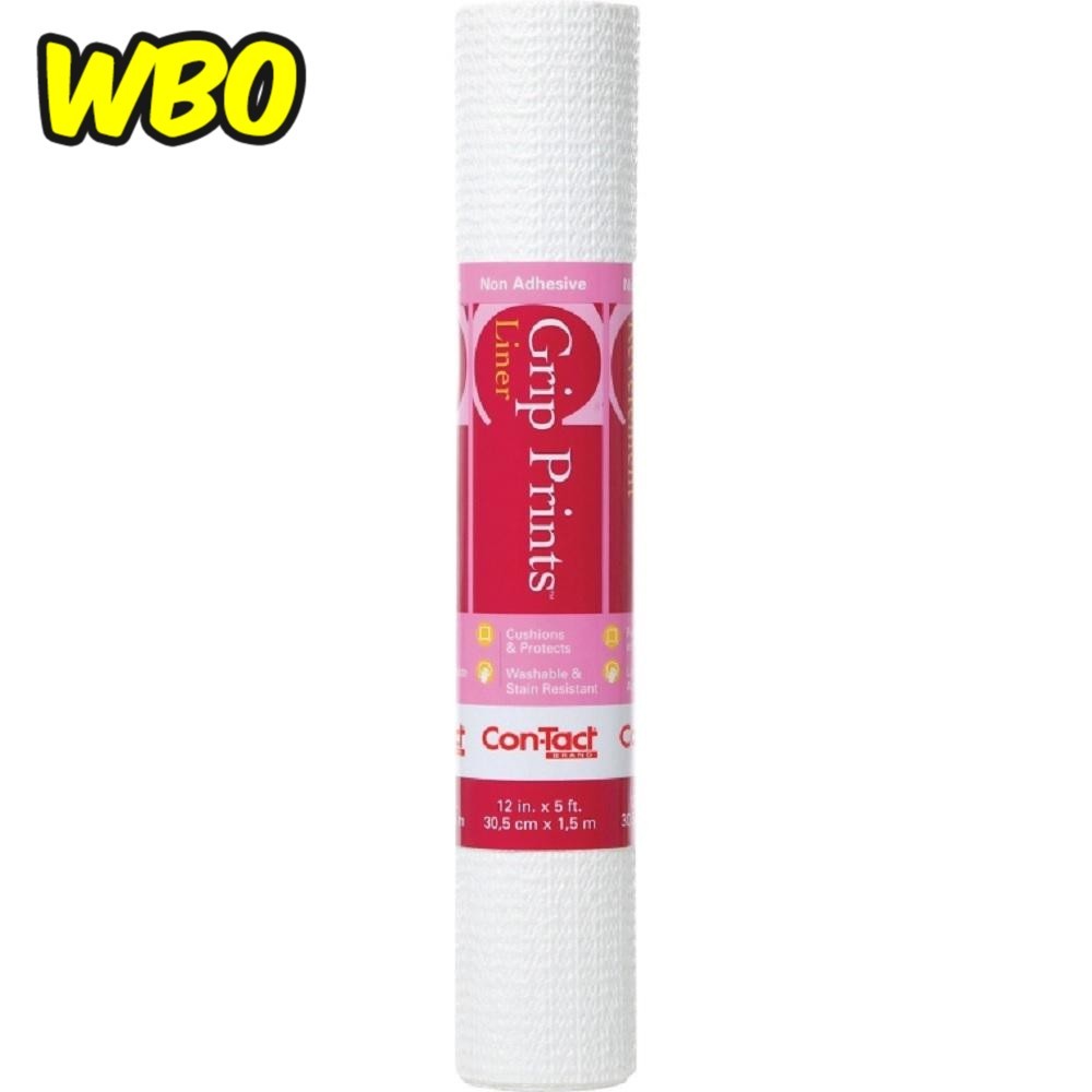 UPC 790444102483 product image for Grip Prints White Solid Shelf 6 Set Drawer Liner 12 In D X .25 In H X 60 In L | upcitemdb.com