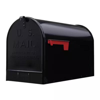 Jumbo Post Mount Mailbox Galvanized Steel Extra Large Rural Mail Box & Free Ship