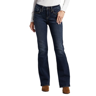 

Серебряные джинсы Женские джинсы Suki Bootcut, Dark rinse