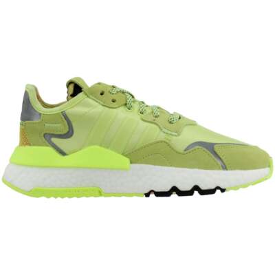 

adidas Nite Jogger Женские зеленые кроссовки на шнуровке Повседневная обувь EE5911, Зеленый, adidas Nite Jogger Lace Up