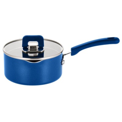 Nutrichef 1.5 qt Saucepan Pot w/ Lid-Non stick-Foldable knob works w/ NCCWSTKBUL