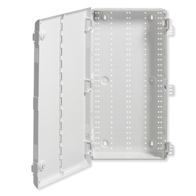 Leviton Wireless Plastic Enclosure with Vented Hinged Door, 28 In (49605-28P)