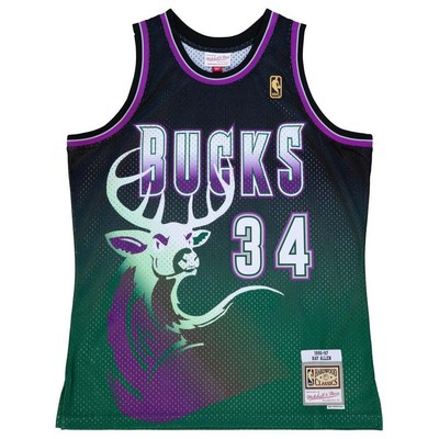 

Спортивная майка Mitchell - Ness Fadeaway Swingman с круглым вырезом 199697, мужская, Зеленый, Mitchell - Ness Fadeaway Swingman Athletic Tank Jersey 1996-97