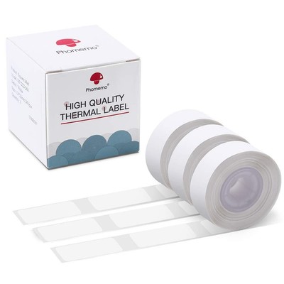 D30 Adhesive Labels White 0.55'' x 1.18'' Printing Paper Tape for D30 Portabl...