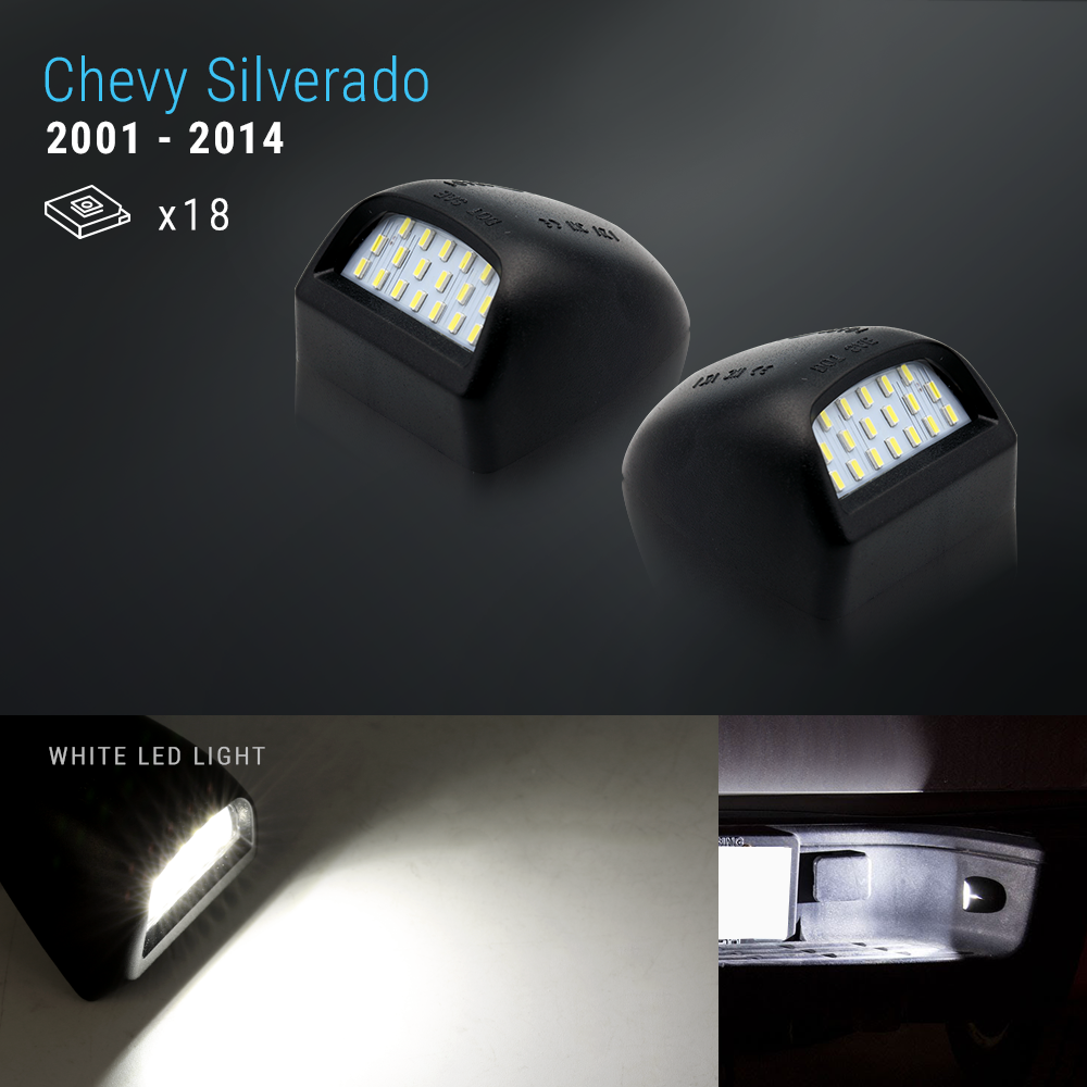 2014 silverado license plate bulb