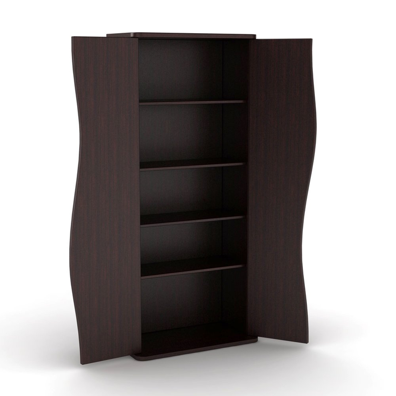 35" CD DVD Storage Shelf Rack Media Tower Shelves Video Game Organizer Cabinet