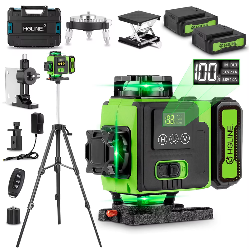 16 Lines Laser Level APP Remote Control Horizontal Vertical Levels Machine Power