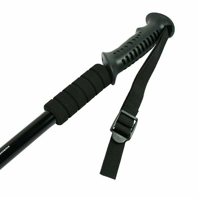 Anti-shock Walking Hiking Stick 3 Section Retractable Adjustable Trekking Stick