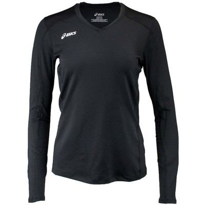 

ASICS Roll Shot Performance Jersey Black Athletic Sports BT1730-9090, Черный