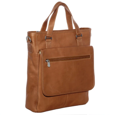 Piel Leather Laptop/Tablet Carry all Tote Bag
