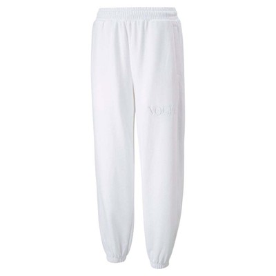 

Puma Vogue X Drawstring Sweatpants Женские белые повседневные спортивные штаны 53469402, Белый, Puma Vogue X Drawstring Sweatpants