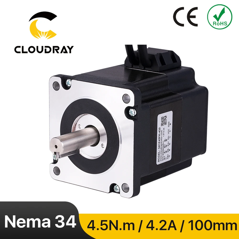 Nema 34 Stepper Motor 4.5N.m 4.2A Closed Loop Stepper Servo motor with Encoder f