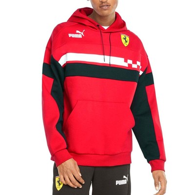

Puma Ferrari Race Sds Hoodie Мужские красные пальто Куртки Верхняя одежда 531650-02, Красный, Puma Ferrari Race Sds Hoodie