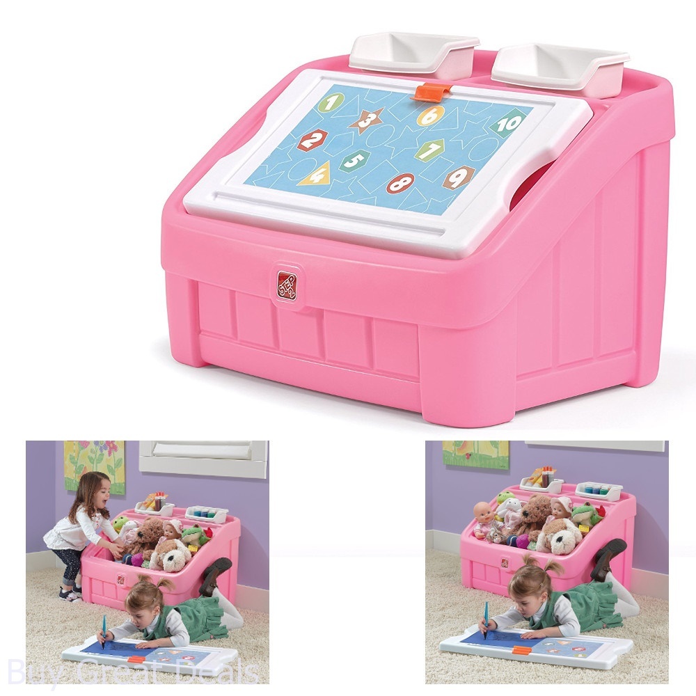 step 2 toy box pink