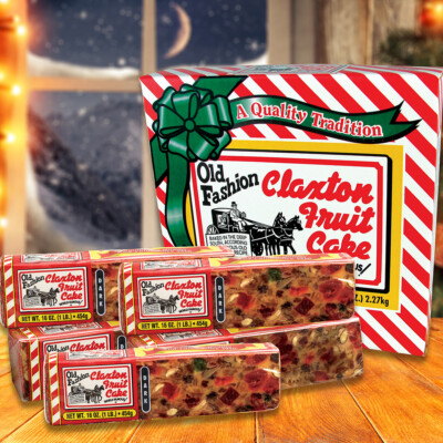 Claxton Fruit Cake 5-1 Lb. DARK - Shipped Direct From Claxton Bakery, Inc.