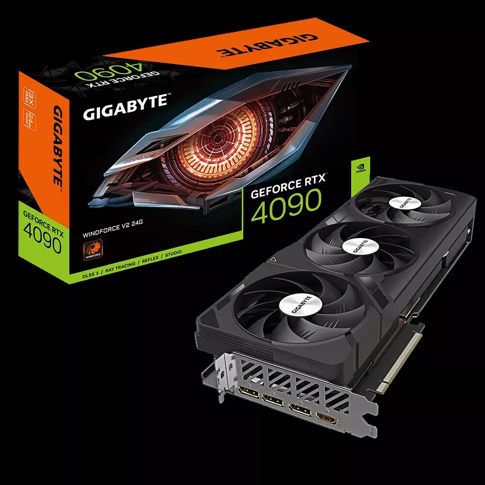 PNY GeForce RTX 4090 VERTO 24GB/Gigabyte WINDFORCE V2/AORUS