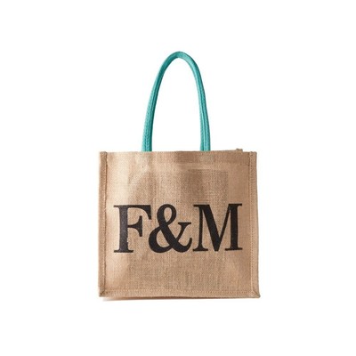 FORTNUM & MASON F&M Reusable Bag Jute W27cm