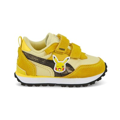 

Puma Poke X Rider Fv V Slip On Toddler Boys Размер 5 M Кроссовки Повседневная обувь 3878, Желтый, Puma Poke X Rider Fv V Slip On Toddler