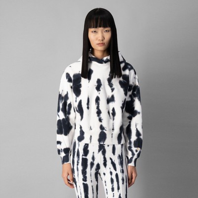 

Женское худи Champion Wmns Tie-Dye белый/серый