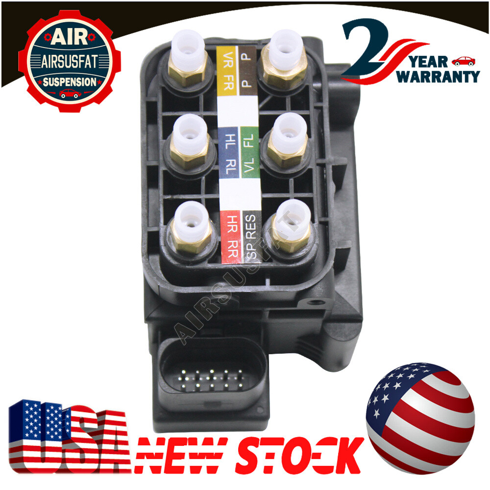 Air Suspension Compressor Valve Solenoid Block For MB W221 W212 W166 W164 W251