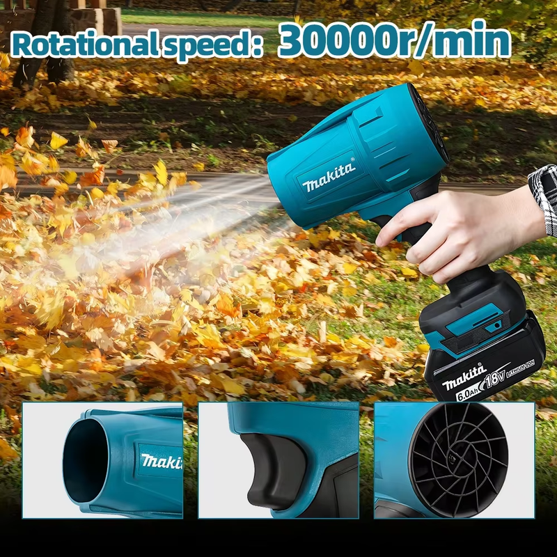 30000RPM Violent Blower Turbo Jet Fan Electric Air Duster Wind Speed Turbo 18VBa