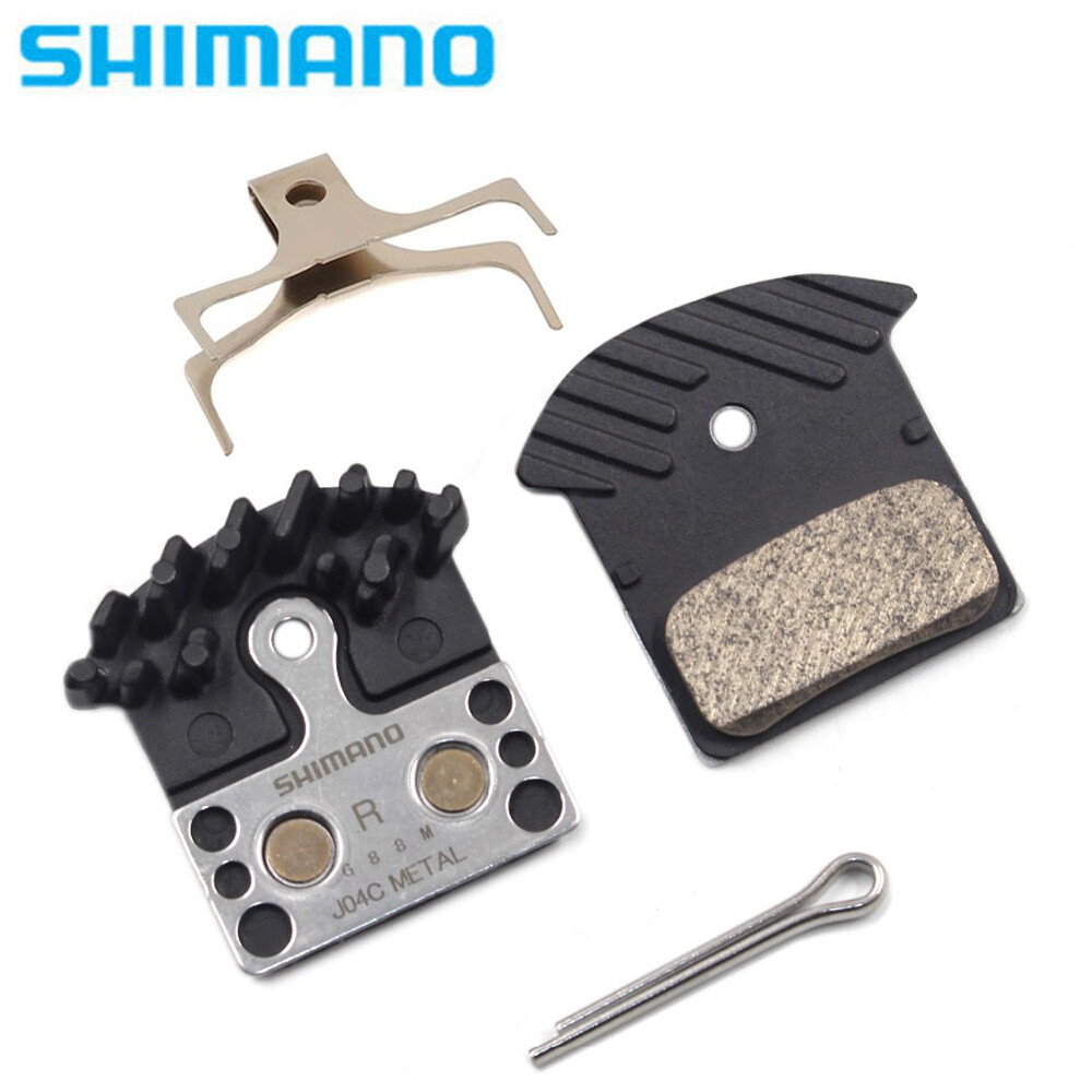 Shimano J04C Metal Cooling Fin Ice Tech Disc Brake Pads SLX Deore XT XTR M8000