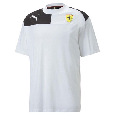 

Puma Sf Race Assembly Graphic Crew Neck Футболка с коротким рукавом Мужская белая повседневная футболка, Белый, Puma Sf Race Assembly Graphic Crew Neck Short Sleeve T-Shirt
