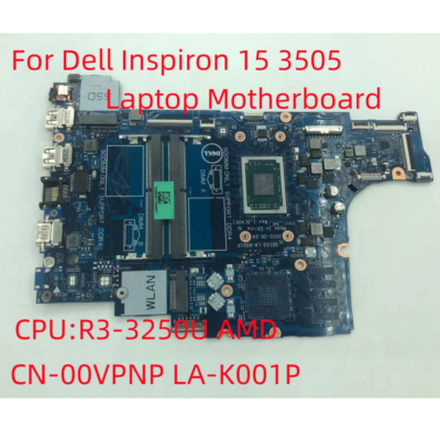 For Dell Inspiron 15 3505 Laptop Motherboard CPU R3 3250U AMD CN