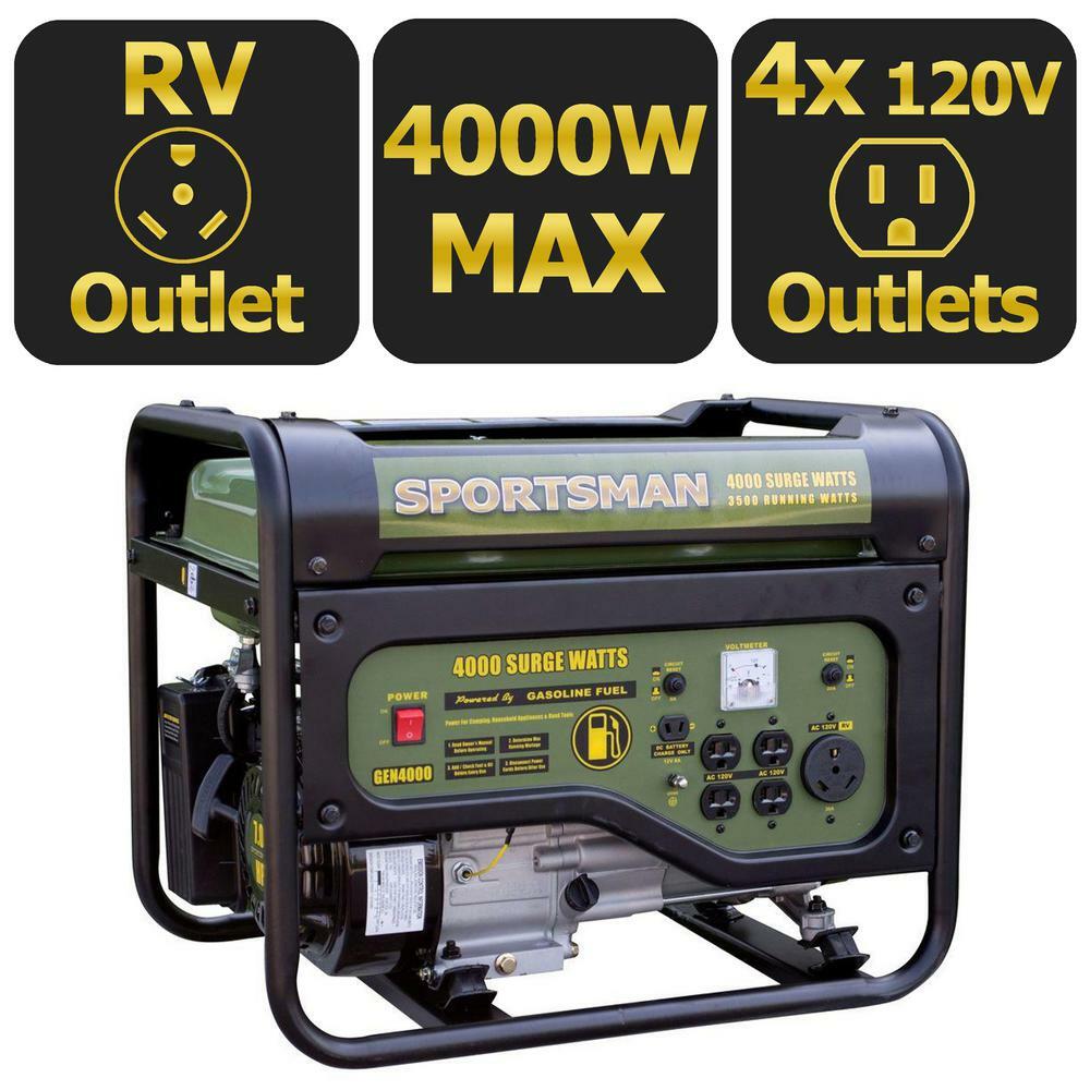 Sportsman Gasoline 4000W Portable Generator NEW !!