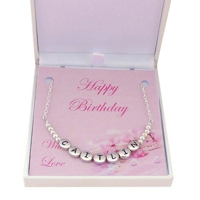 Name Necklace, Personalised Necklace for a Girl or Woman in Gift Box