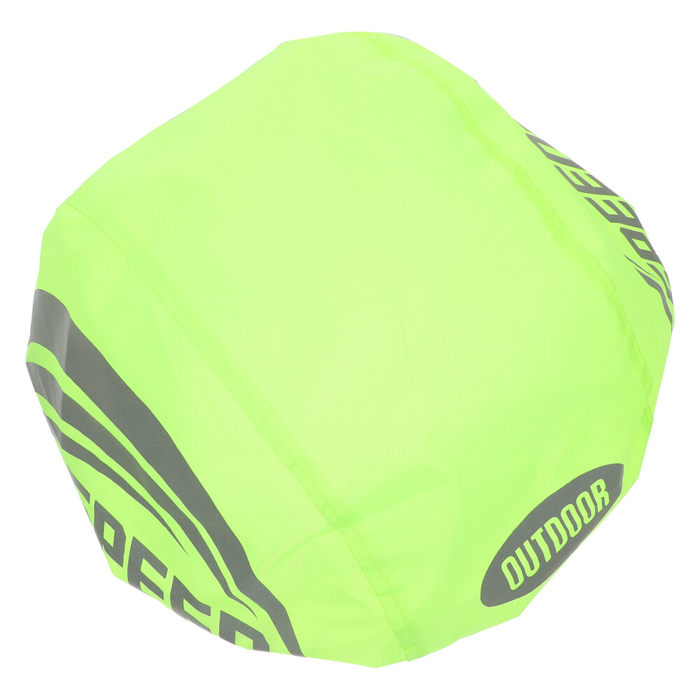 High Visibility Bike Helmet Cover Waterproof Reflective Stri