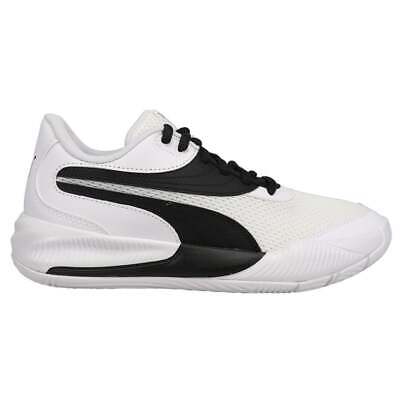 Puma Triple Jr Basketball Youth Boys Черно-белые кроссовки Спортивная обувь 37688