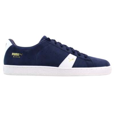 

Повседневная обувь Puma Suede New Classic Mens Size 7.5 D Sneakers 373772-01, Синий, Puma Suede New Classic
