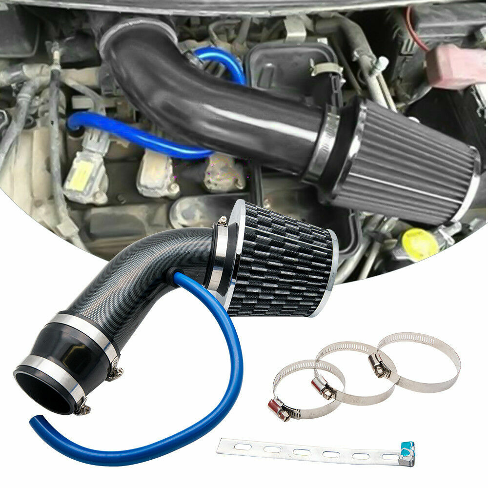 Universal 3 inch 76mm Car Cold Air Intake Filter Induction Kit Pipe