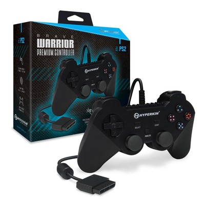  Brave Warrior'' Premium Controller for PS2 (Black)