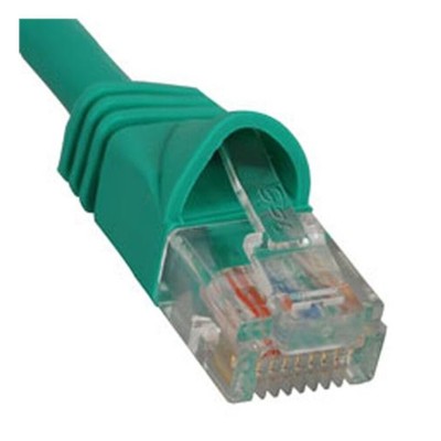 Icc Cat 5E Patch Cord with Molded Boot - 1' Green