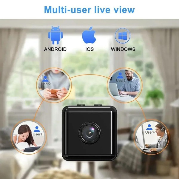 Mini Hidden Camera Wifi Home Decor Security Cam Full HD 1080P Night Vision Audio - Image 10