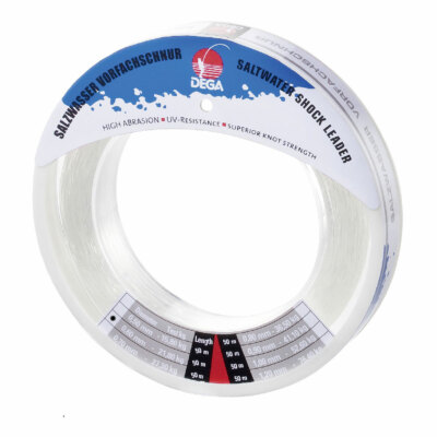 Dega Saltwater Leader Line 50m Sea Compartment Sea Fishing Snag Leader