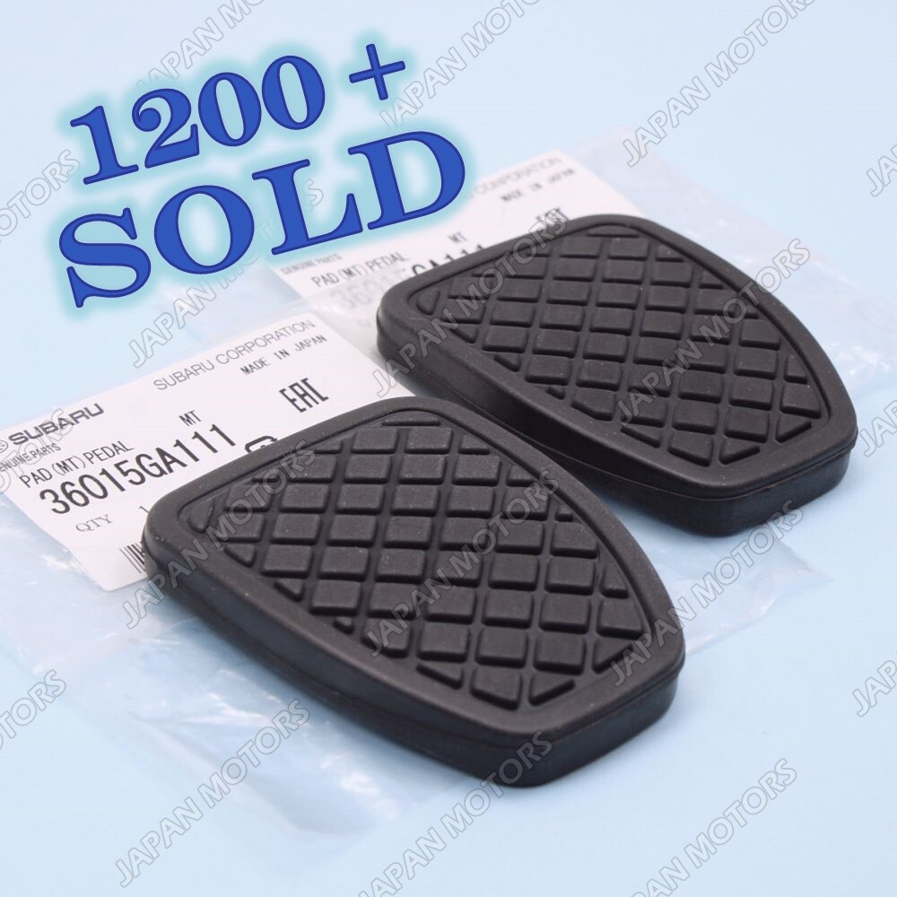 2 Subaru Brake & Clutch Pedal Pads Impreza Forester Outback Legacy Wrx
