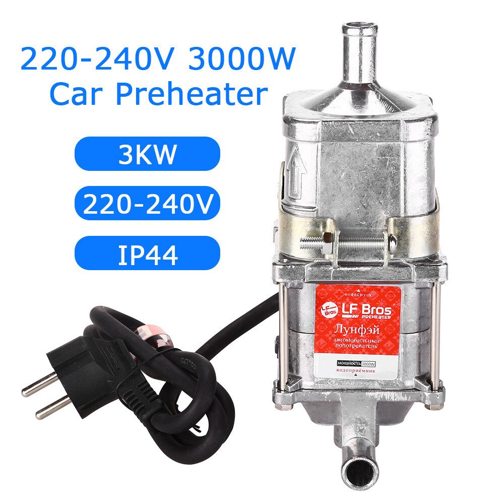 3KW 3000W 220V Car Engine Coolant Heater Protect Preheater Motor