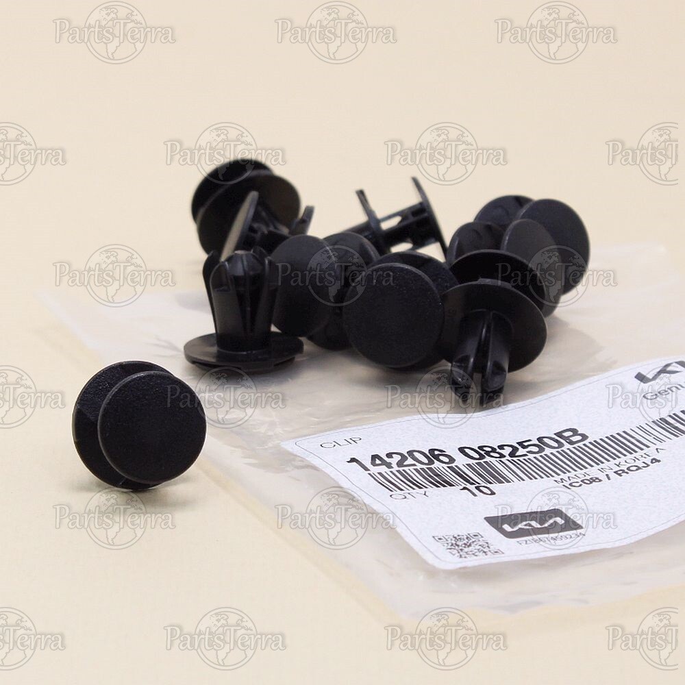 OEM Hyundai Kia Fender Liner Mounting, Under Cover Retainer Clips 1420608250 x10
