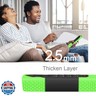 Protective Case Compatible for NVIDIA Shield Android TV Pro 4K HDR Streaming Media Player,Remote Case Skin Holder for NVIDIA Shield Remote Controller,Shockproof Remote Bumper Back Cover-Glowgreen
