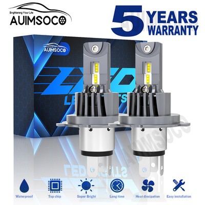 9003/H4 LED Headlight Hi/Low Bulbs Combo For Dodge Atos Hatchback 1.1L 2001-2012