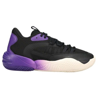 Puma Court Rider 2.0 Catwoman Basketball Womens Black Sneakers Athletic Shoes 3