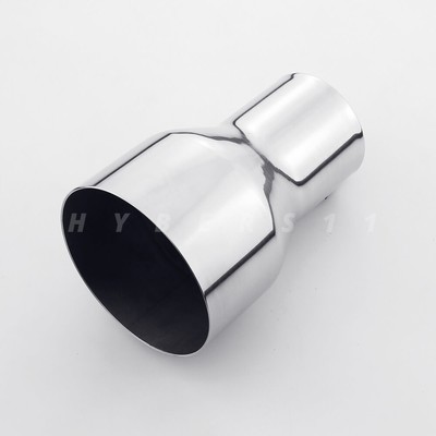 304 Stainless Steel Exhaust Pipe Reducer Adapter 2 14quot ID to 3 12quot OD