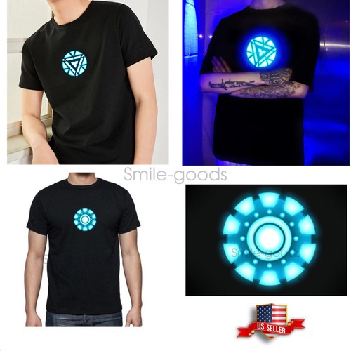 tony stark light up shirt