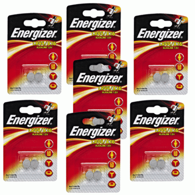 14x Energizer LR44/A76 Long Lasting Alkaline Batteries 1.5v Coin Cell Battery